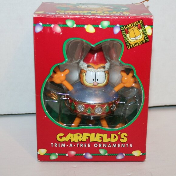 Garfield Trim-A-Tree HOLIDAY Christmas Ornament Paws 1996 - Picture 3 of 4
